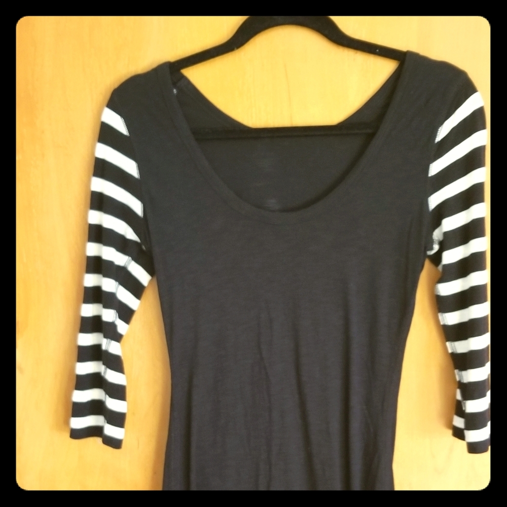 Express size small black long tight 3/4 sleeve